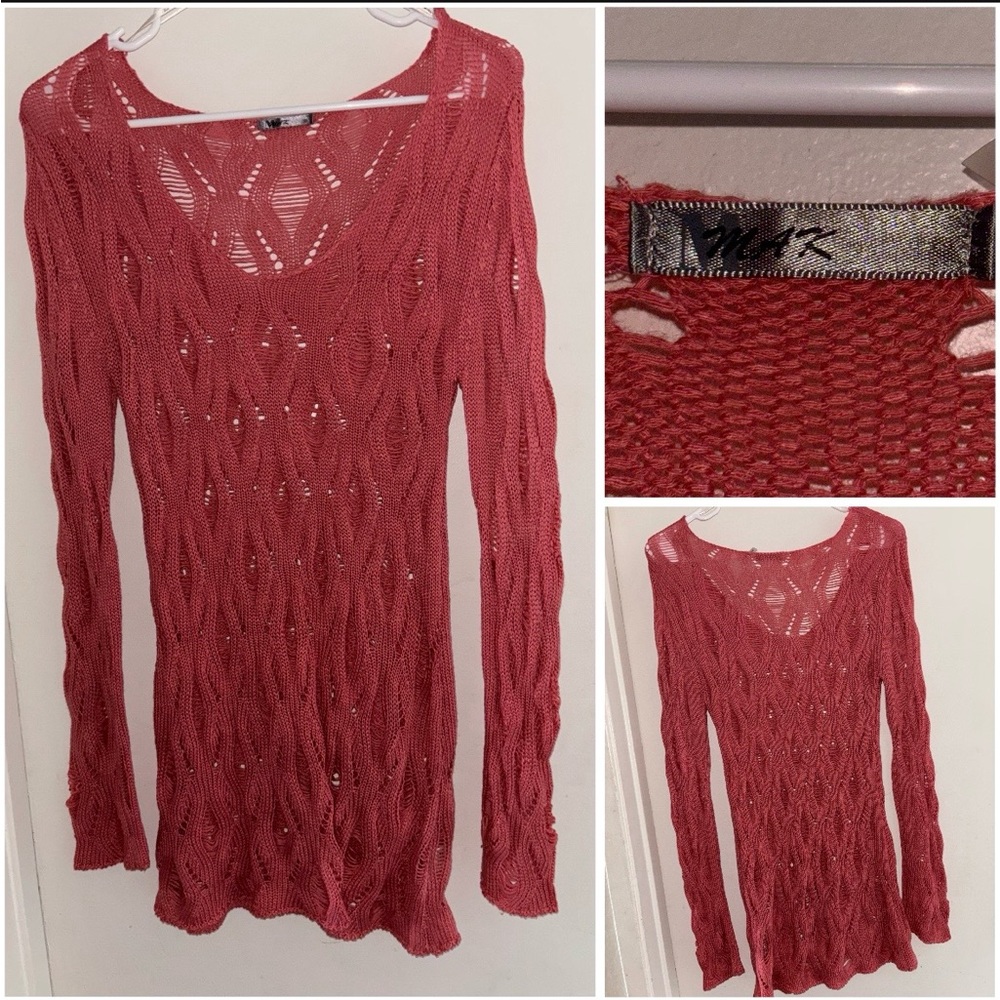 Woman’s Pink Knit Sweater